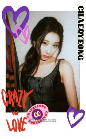 Chaeryeong Crazy in Love Photocard - ITZY - ITZY K-pop photocard