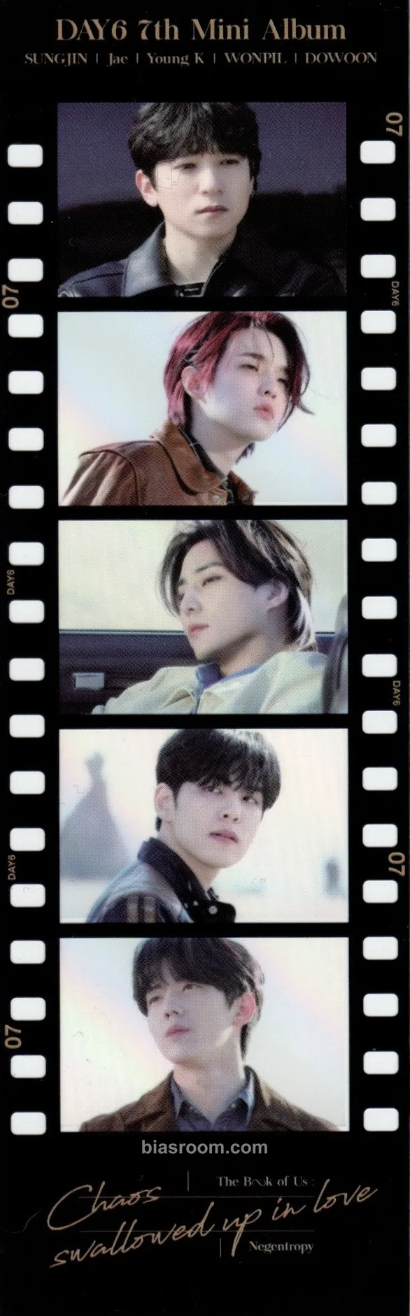 The Book of Us: Negentropy – Chaos Swallowed Up in Love Photocard - DAY6 - DAY6 K-pop photocard
