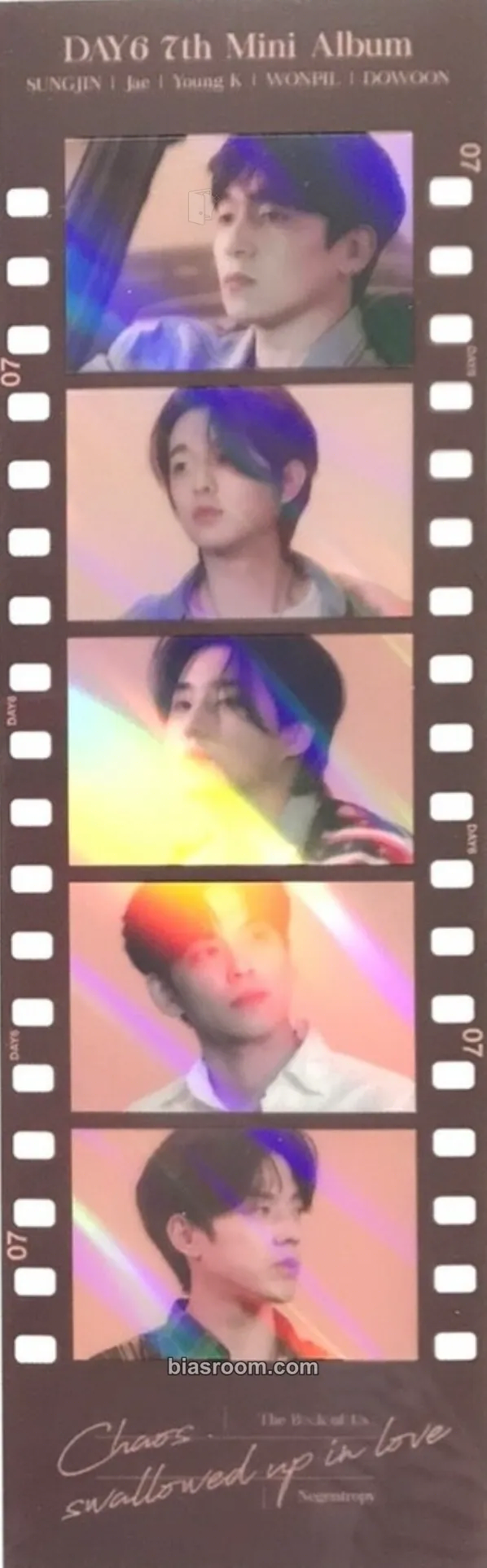 The Book of Us: Negentropy – Chaos Swallowed Up in Love Photocard - DAY6 - DAY6 K-pop photocard