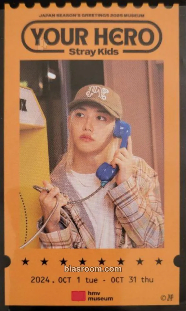 Felix 2025 Japan Season's Greetings - Your Hero Photocard - Stray Kids - Stray Kids K-pop photocard