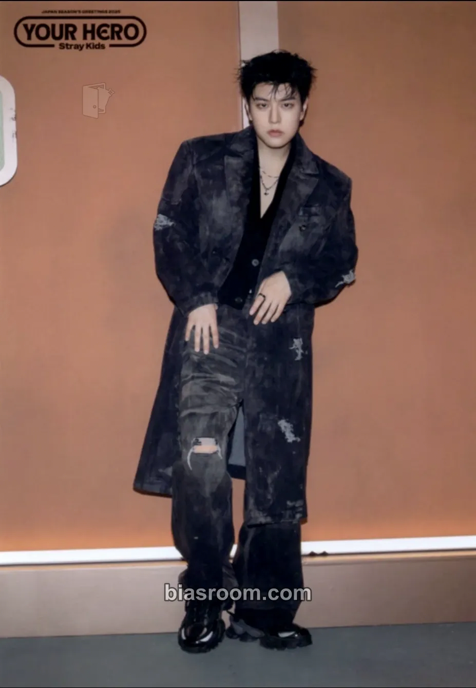 Seungmin 2025 Japan Season's Greetings - Your Hero Photocard - Stray Kids - Stray Kids K-pop photocard