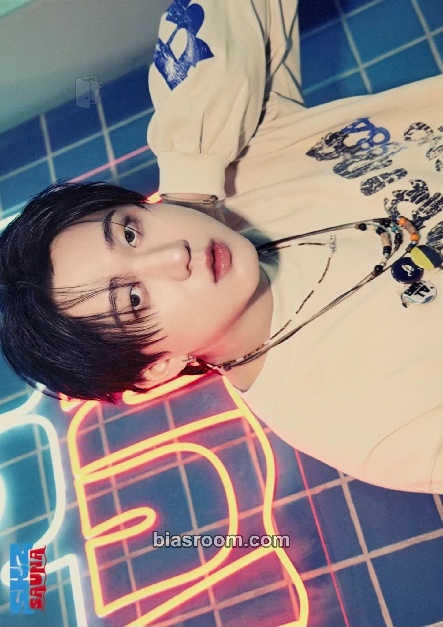 Changbin SKZ Sauna - JYP Japan Pop-Up Store 2025 Photocard - Stray Kids - Stray Kids K-pop photocard
