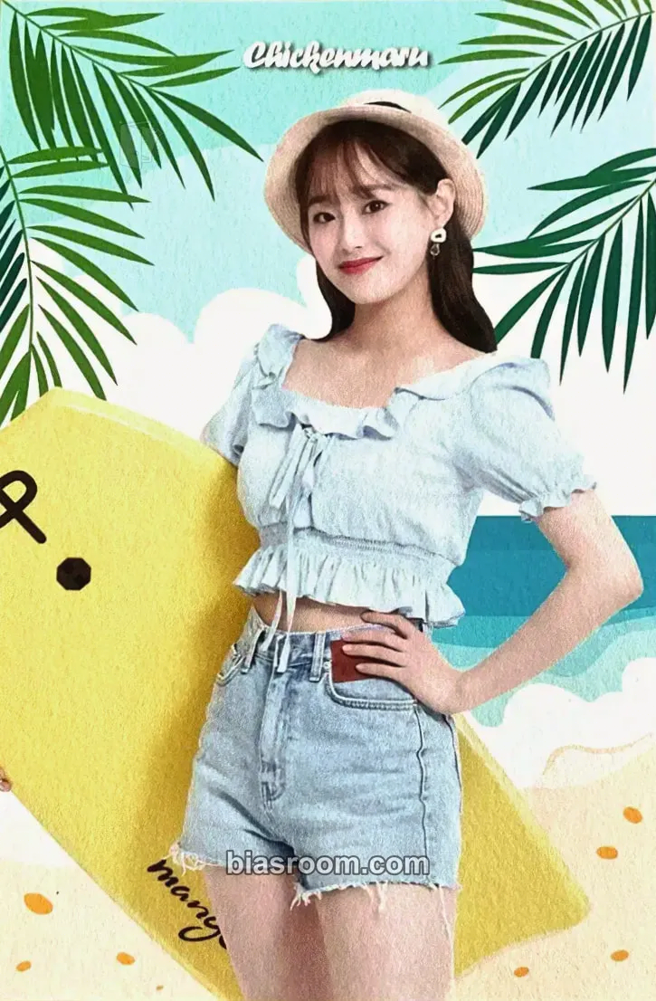 Chuu Chuu x Chicken Maru Photocard - LOONA - LOONA K-pop photocard