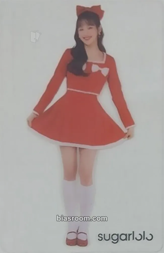 Chuu Chuu x SugarLolo Sparkling Water Photocard - LOONA - LOONA K-pop photocard