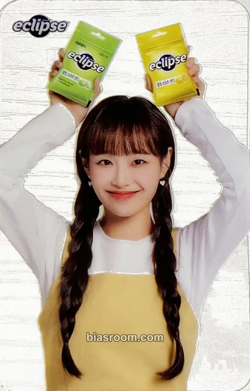 Chuu Chuu x Eclipse Chewable Mints Photocard - Chuu K-pop photocard