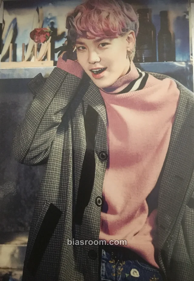 BANG&JUNG&YOO&MOON - Zelo - Rose Album B version album photocard