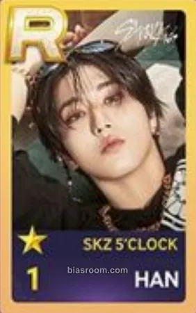 HAN 5th Fanmeeting - SKZ 5'Clock Photocard - Stray Kids - Stray Kids K-pop photocard