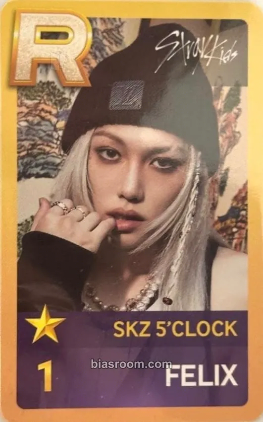 Felix 5th Fanmeeting - SKZ 5'Clock Photocard - Stray Kids - Stray Kids K-pop photocard