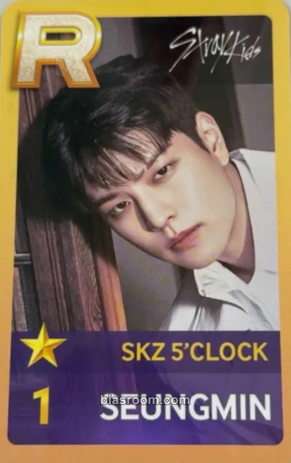 Seungmin 5th Fanmeeting - SKZ 5'Clock Photocard - Stray Kids - Stray Kids K-pop photocard
