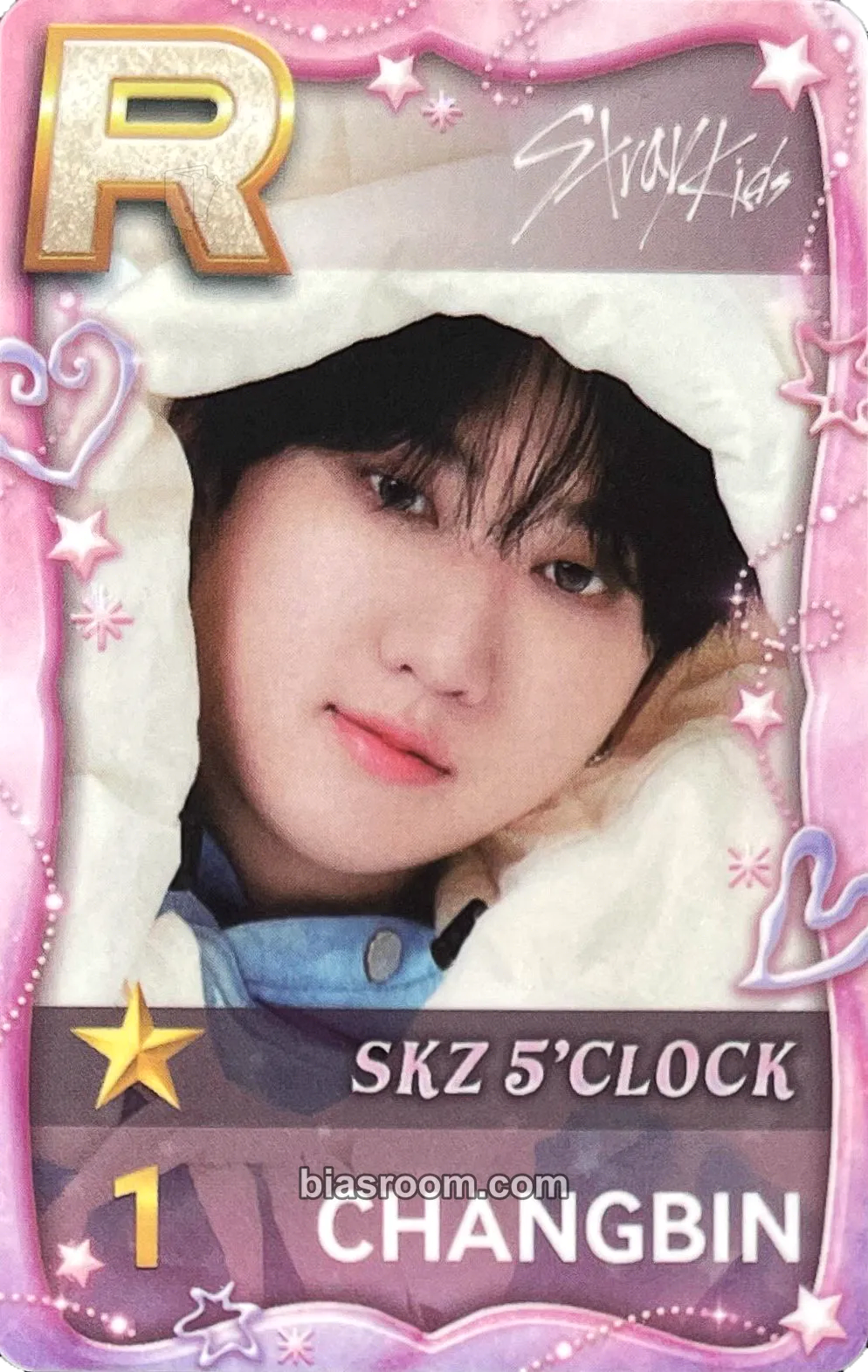 Changbin 5th Fanmeeting - SKZ 5'Clock Photocard - Stray Kids - Stray Kids K-pop photocard