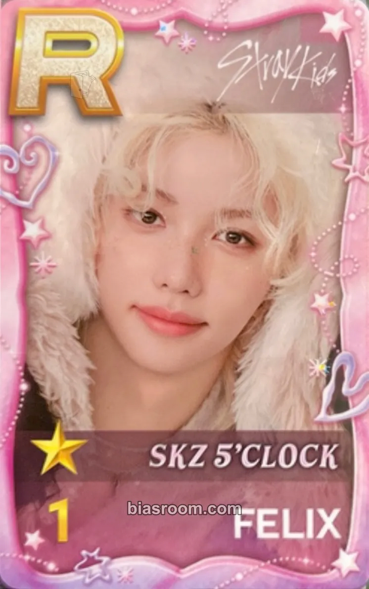 Felix 5th Fanmeeting - SKZ 5'Clock Photocard - Stray Kids - Stray Kids K-pop photocard