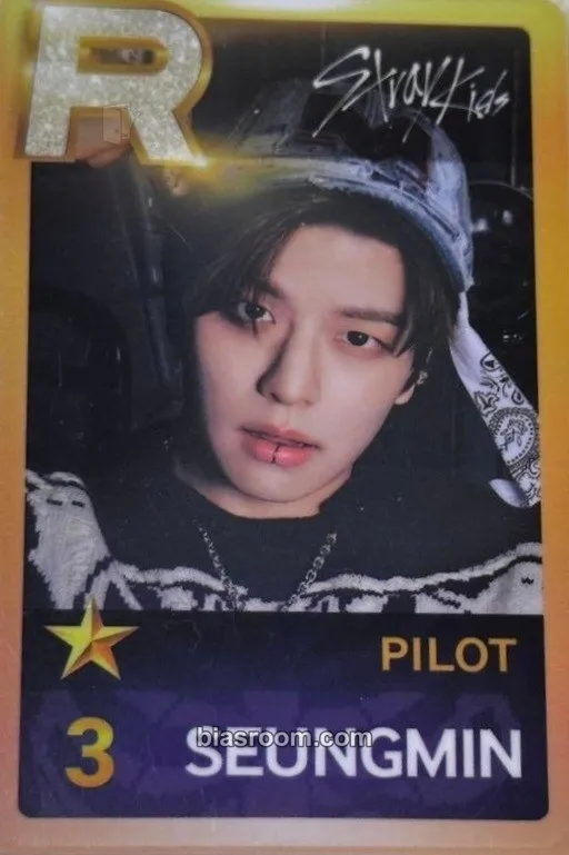 Seungmin 3rd Fanmeeting - Pilot for 5 Star Photocard - Stray Kids - Stray Kids K-pop photocard