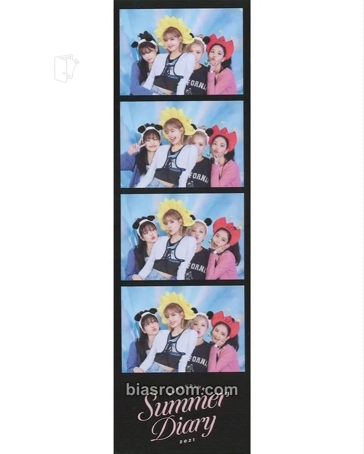 2021 SUMMER DIARY IN EVERLAND - DVD & KIT VIDEO Photocard - BLACKPINK - BLACKPINK K-pop photocard