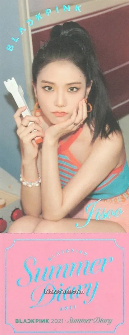 Jisoo 2021 SUMMER DIARY IN EVERLAND - DVD & KIT VIDEO Photocard - BLACKPINK - BLACKPINK K-pop photocard