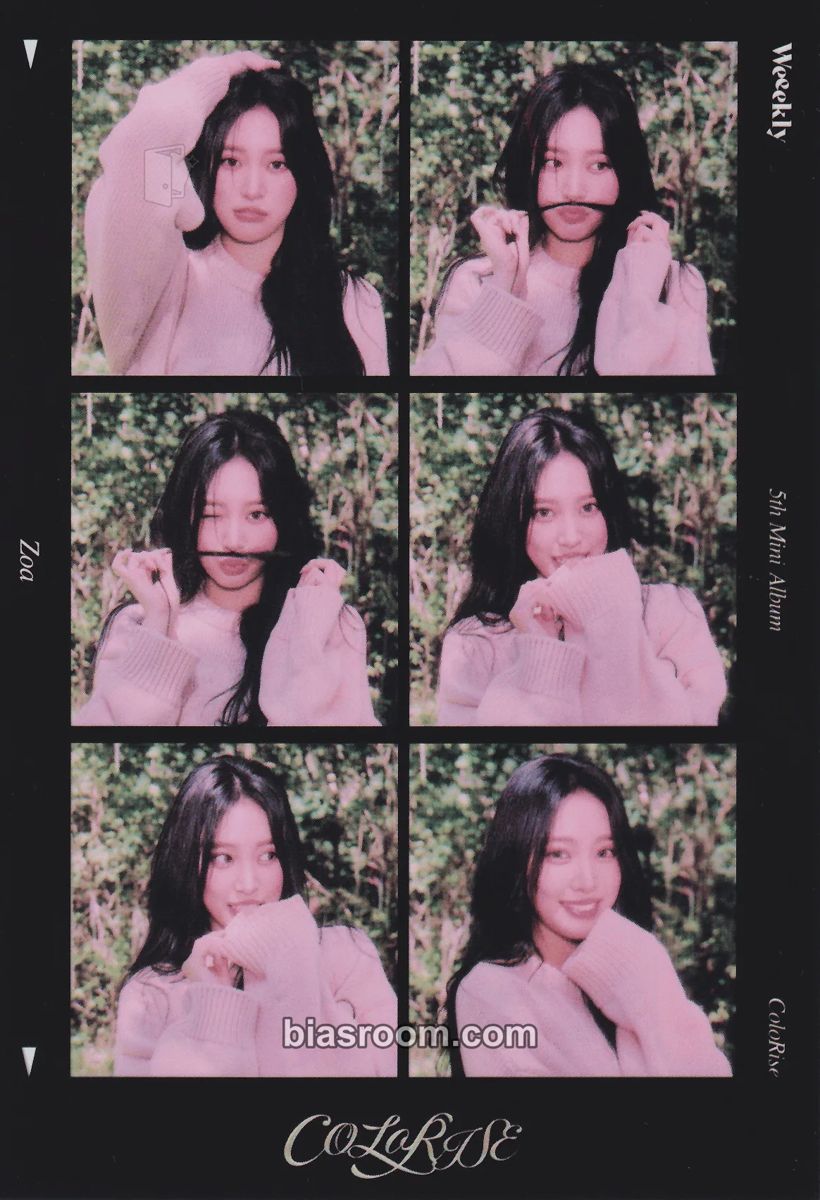 Zoa ColoRise Photocard - Weeekly - Weeekly K-pop photocard