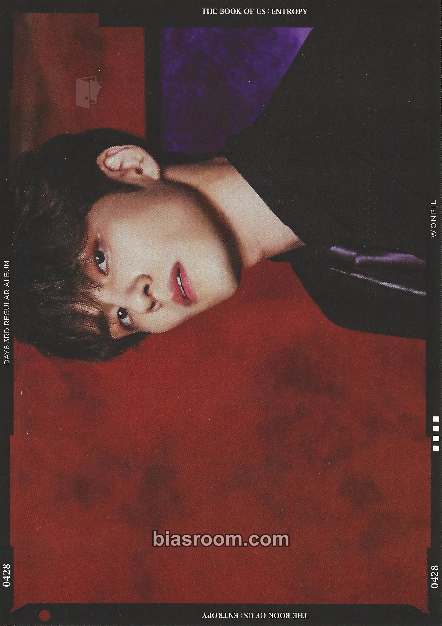 Wonpil The Book of Us : Entropy Photocard - DAY6 - DAY6 K-pop photocard