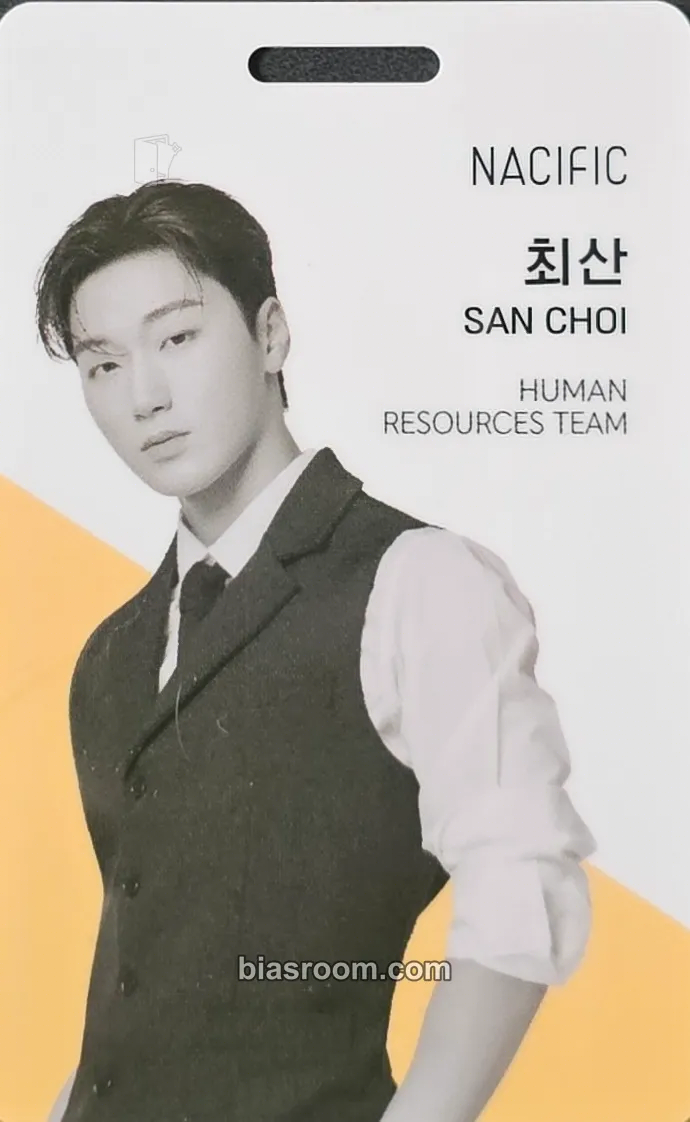 San NACIFIC × ATEEZ Photocard - ATEEZ - ATEEZ K-pop photocard