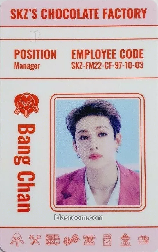 Bang Chan 2nd #LoveSTAY - SKZ's Chocolate Factory Photocard - Stray Kids - Stray Kids K-pop photocard
