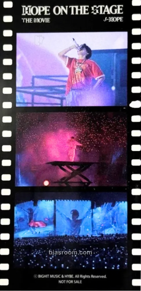 j-hope Hope On The Stage - The Movie Photocard - BTS - BTS K-pop photocard