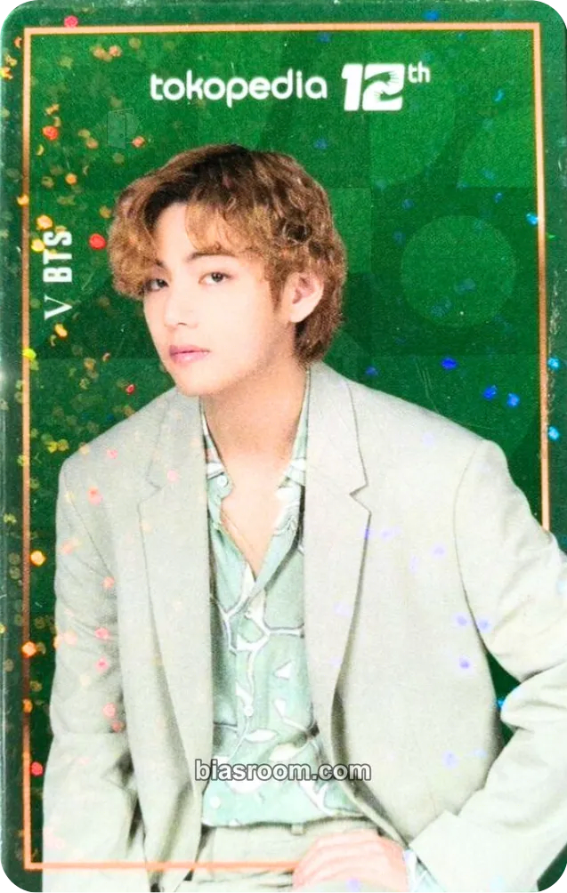 V Tokopedia Photocard - BTS - BTS K-pop photocard