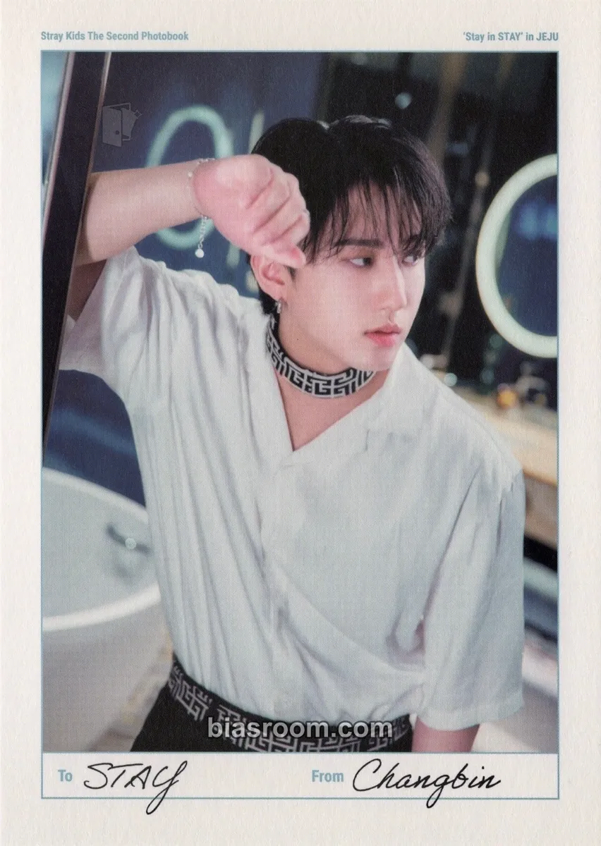 Changbin ‘Stay In STAY’ in Jeju Third Photobook Photocard - Stray Kids - Stray Kids K-pop photocard