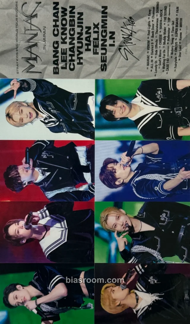 Stray Kids 2nd World Tour MANIAC ENCORE in JAPAN Blu-ray K-pop photocard