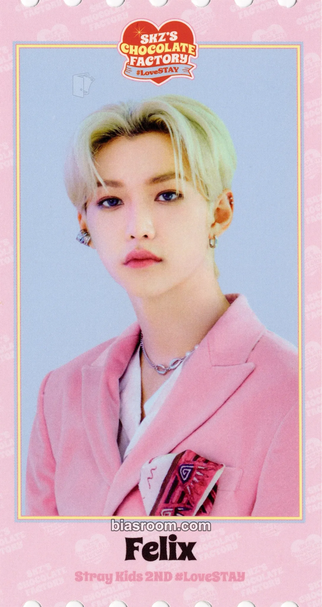 Felix 2nd #LoveSTAY - SKZ's Chocolate Factory Photocard - Stray Kids - Stray Kids K-pop photocard