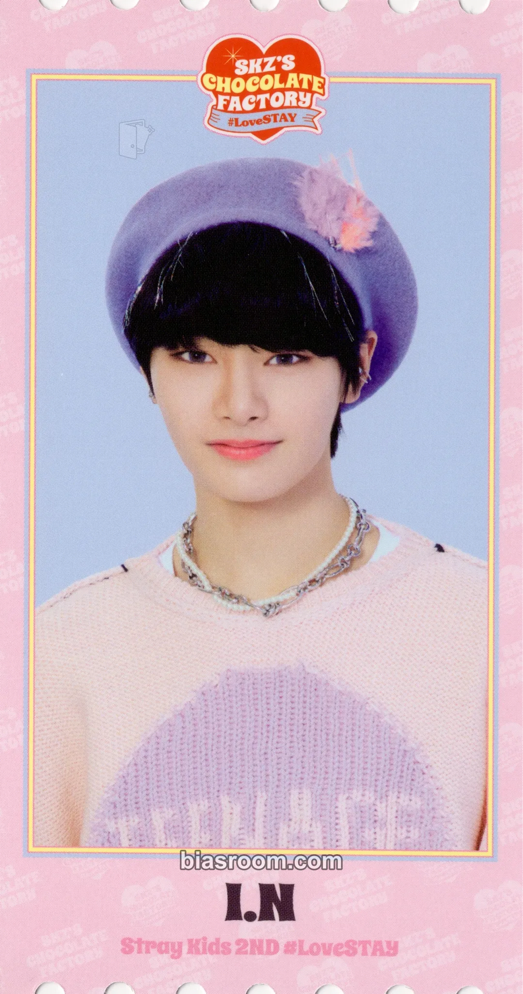I.N 2nd #LoveSTAY - SKZ's Chocolate Factory Photocard - Stray Kids - Stray Kids K-pop photocard