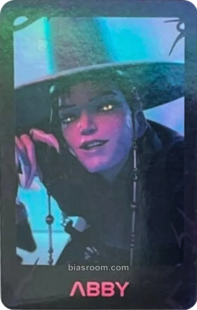KPop Demon Hunters - Abby Saja - Saja Boys 1st Membership Kit Other photocard set holographic (hologram)