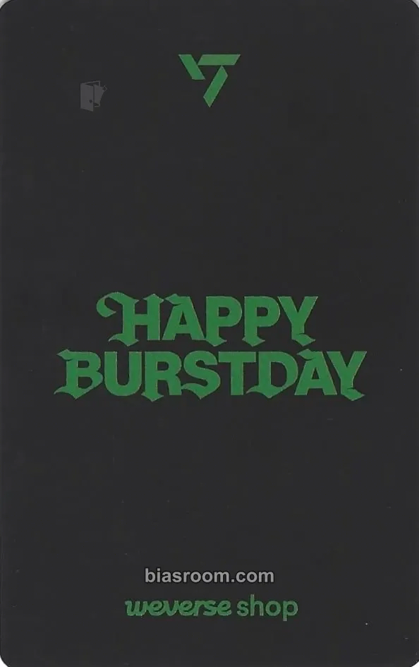 Jun HAPPY BURSTDAY Photocard - SEVENTEEN | Bias Room