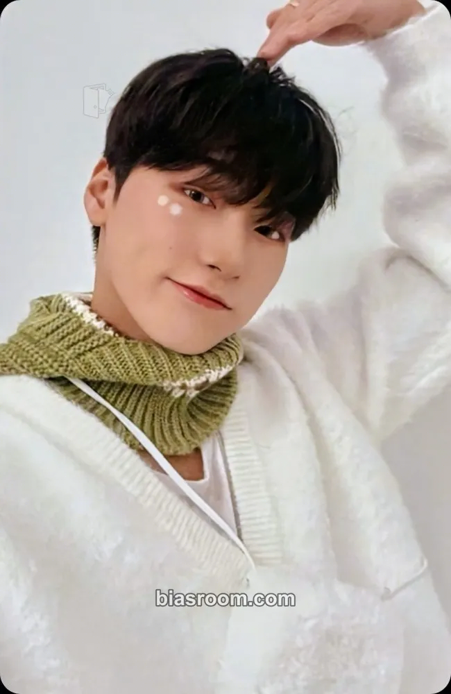 San 8M1S Snowman Factory Photocard - ATEEZ - ATEEZ K-pop photocard
