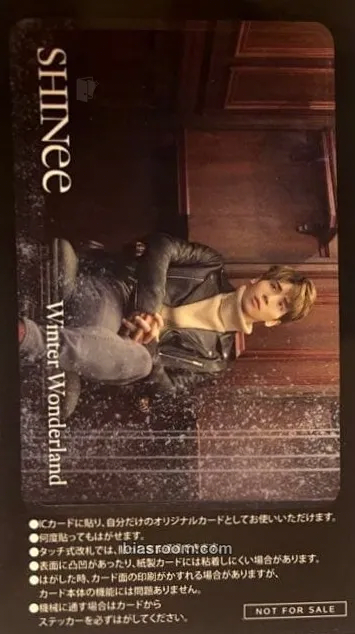 Jonghyun Winter Wonderland Photocard - SHINee - SHINee K-pop photocard