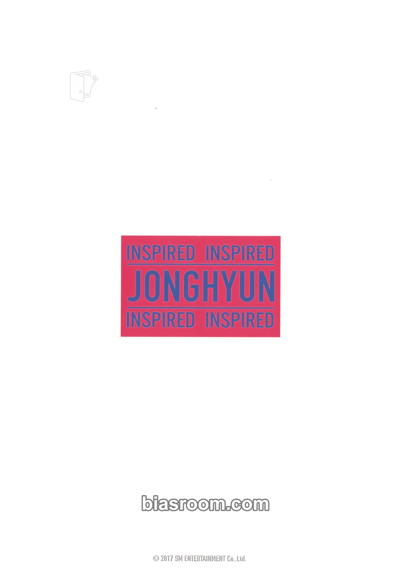 Jonghyun INSPIRED Photocard - SHINee | Bias Room