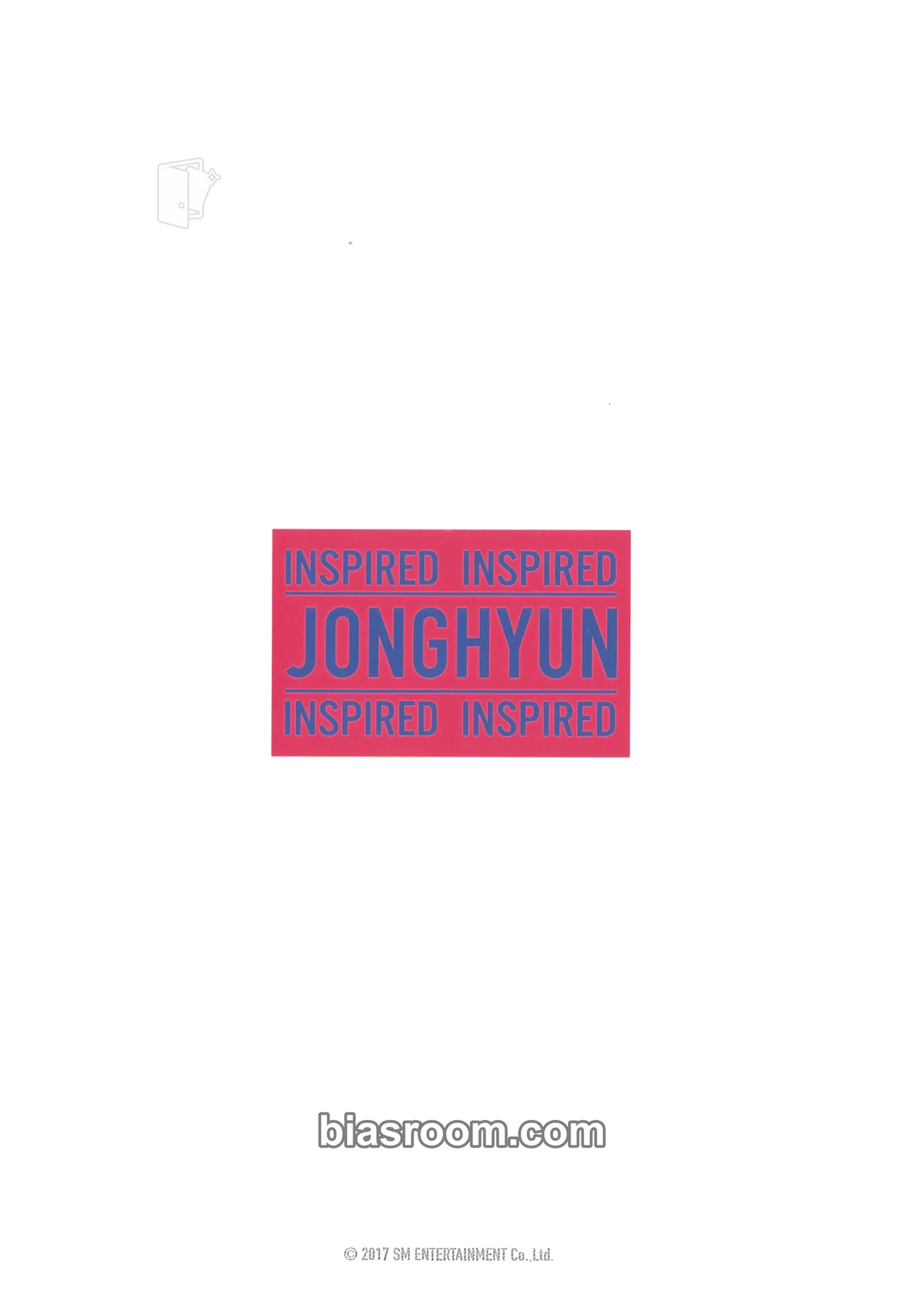 Jonghyun INSPIRED Photocard - SHINee | Bias Room