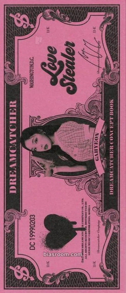 Gahyun Love Catcher & Love Stealer Photocard - Dreamcatcher - Dreamcatcher K-pop photocard