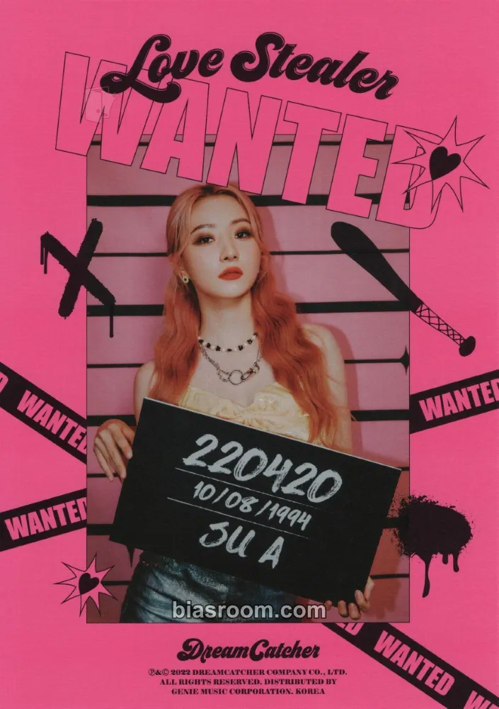 SuA Love Catcher & Love Stealer Photocard - Dreamcatcher - Dreamcatcher K-pop photocard