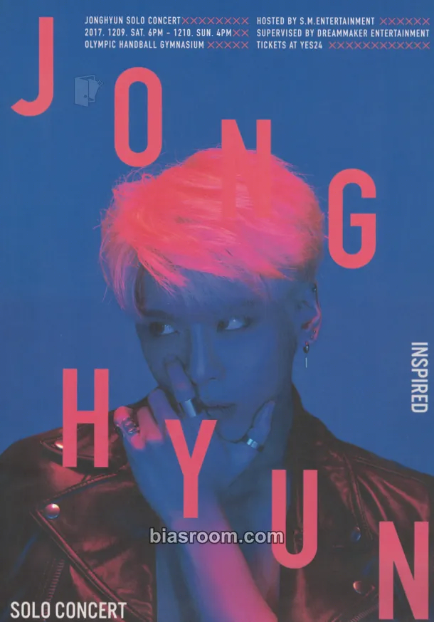 Jonghyun INSPIRED Photocard - SHINee - SHINee K-pop photocard