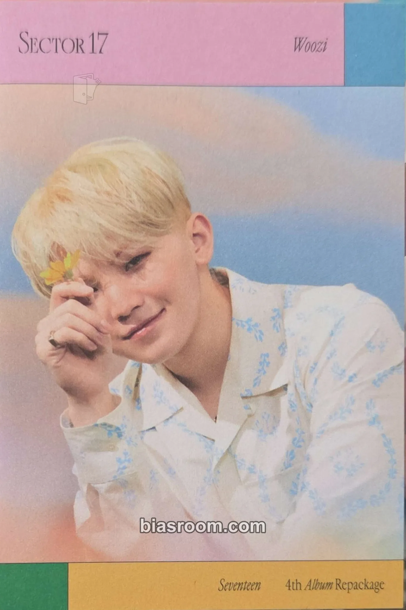 Woozi SECTOR 17 Photocard - SEVENTEEN - SEVENTEEN K-pop photocard