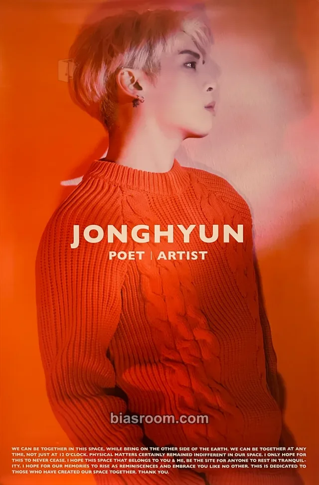 SHINee - Jonghyun - Poet | Artist  Album poster