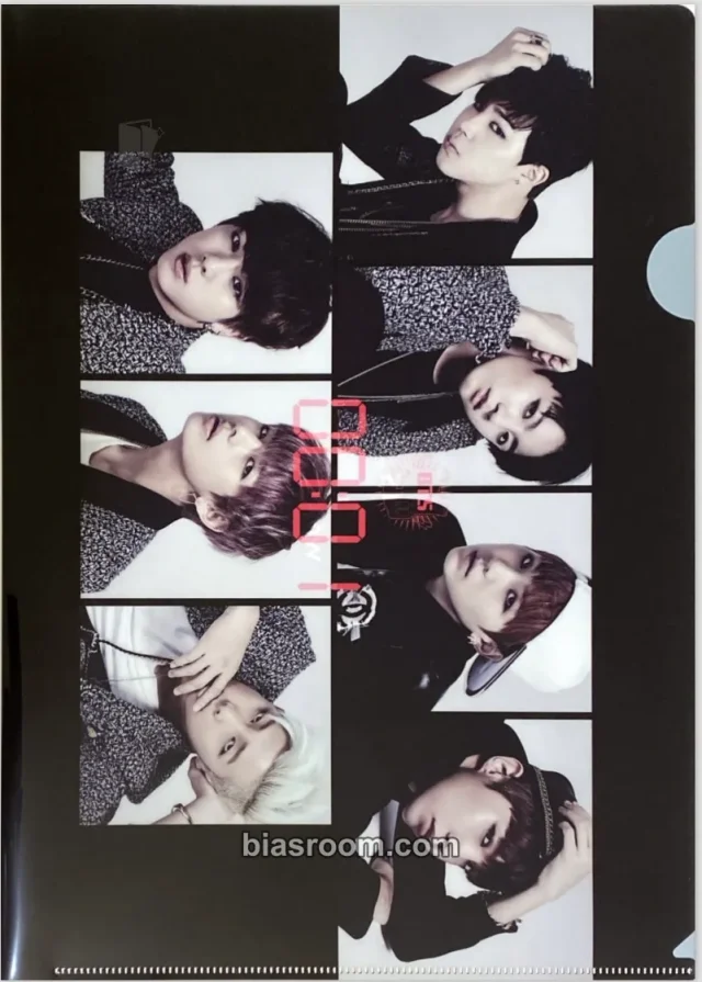 BTS - Wake Up Album japan vinyl version pre-order benefit (pob) clear file