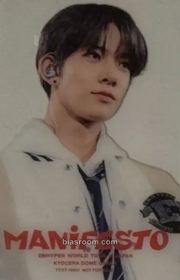 Heeseung World Tour 'Manifesto' In Japan Kyocera Dome Osaka Photocard - ENHYPEN - ENHYPEN K-pop photocard