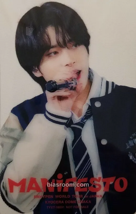 Jake World Tour 'Manifesto' In Japan Kyocera Dome Osaka Photocard - ENHYPEN - ENHYPEN K-pop photocard