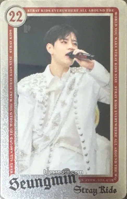 Seungmin DominATE World Tour Photocard - Stray Kids - Stray Kids K-pop photocard