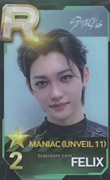 Felix Maniac World Tour Photocard - Stray Kids - Stray Kids K-pop photocard