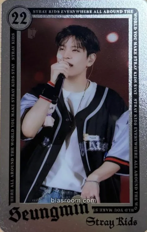 Seungmin DominATE World Tour Photocard - Stray Kids - Stray Kids K-pop photocard