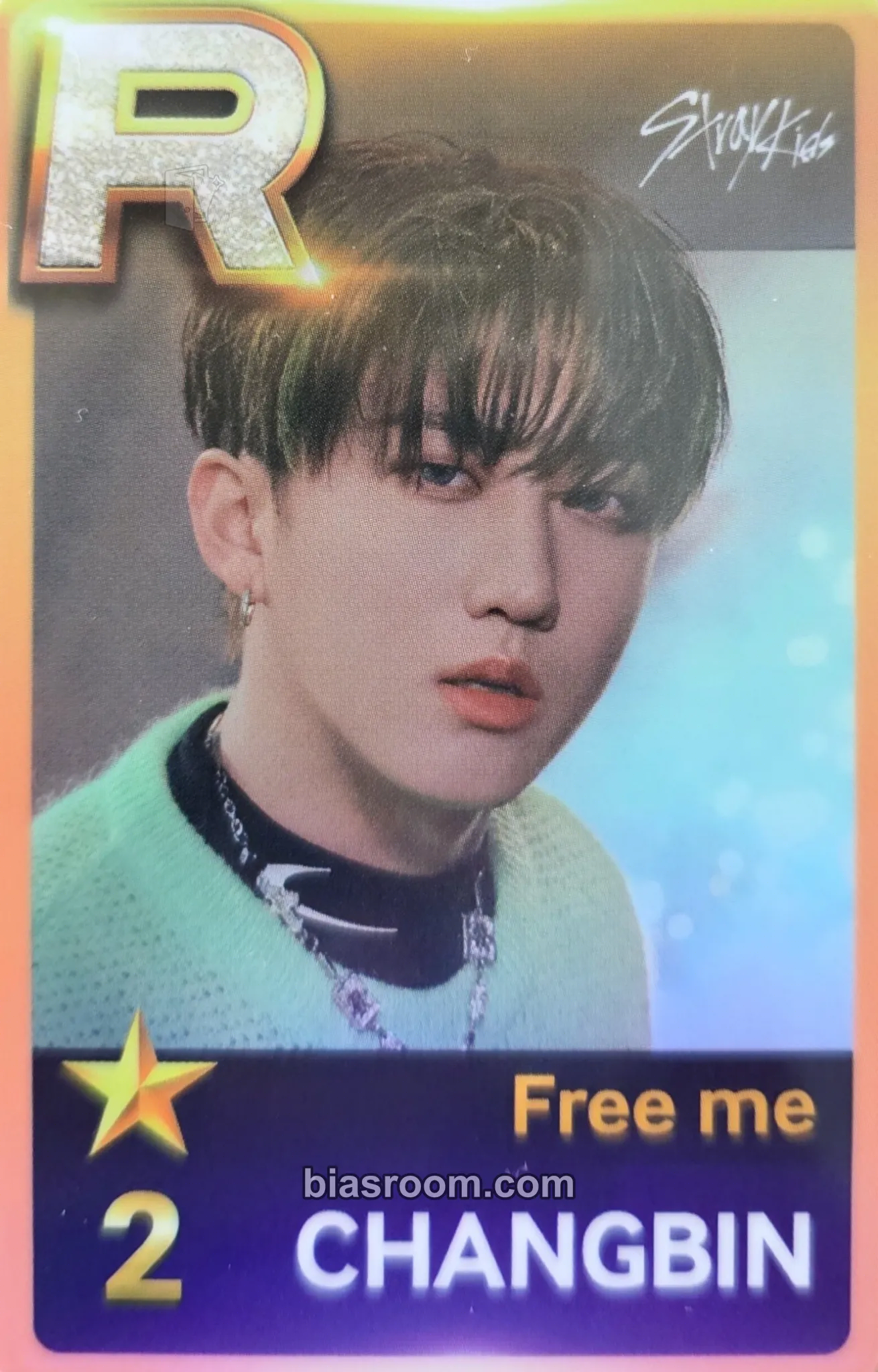 Changbin Maniac World Tour Photocard - Stray Kids - Stray Kids K-pop photocard