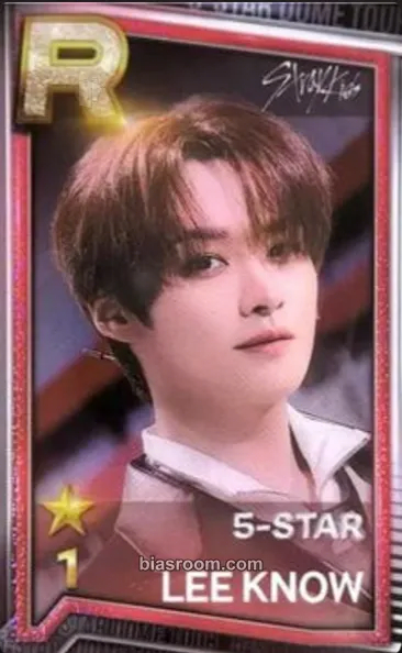 Lee Know 5-Star Dome Tour 2023 Photocard - Stray Kids - Stray Kids K-pop photocard