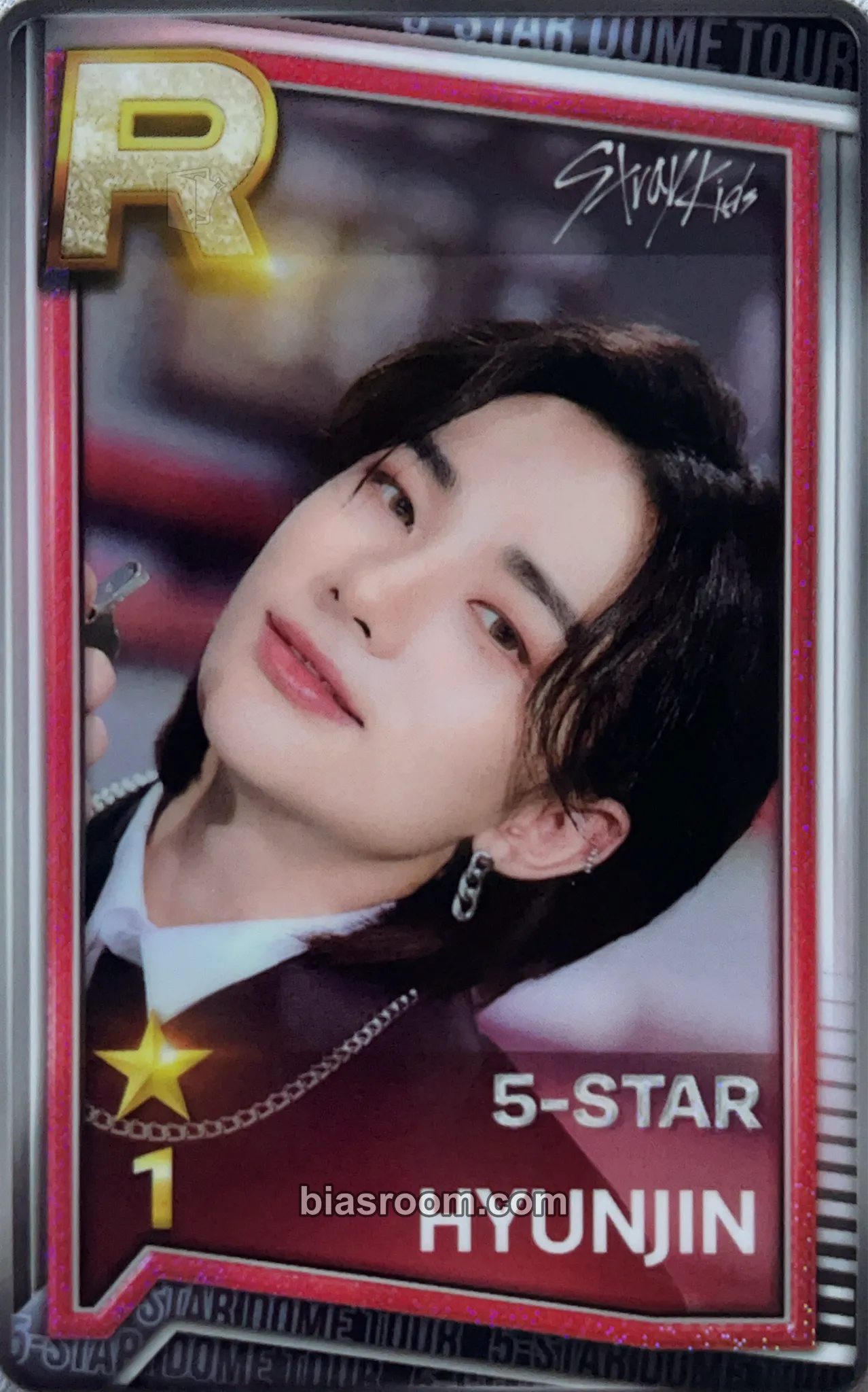 Hyunjin 5-Star Dome Tour 2023 Photocard - Stray Kids - Stray Kids K-pop photocard