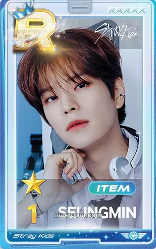 Seungmin SuperStar JYP (Pop-Ups Only) Photocard - Stray Kids - Stray Kids K-pop photocard
