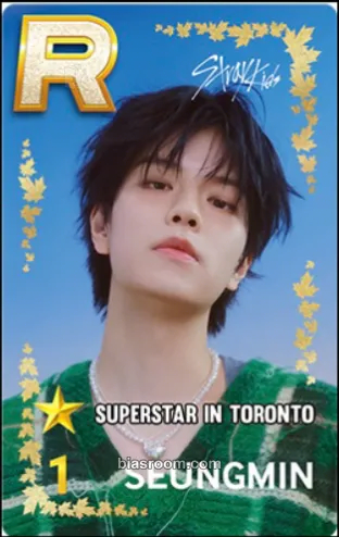 Seungmin SuperStar JYP (Pop-Ups Only) Photocard - Stray Kids - Stray Kids K-pop photocard